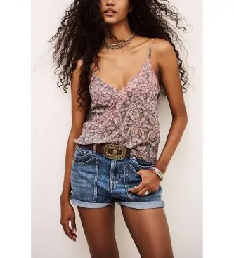 BA&SH per donna 1E26TIZY Top Tizy multicolore, Viscosa, Senza maniche / cinghie