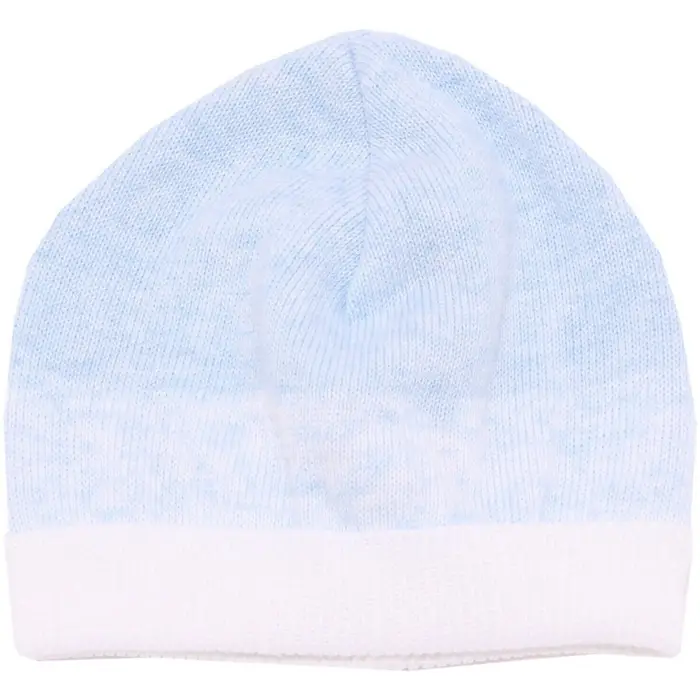 Baby Graziella Berretto cappello white/light blue cotton hat