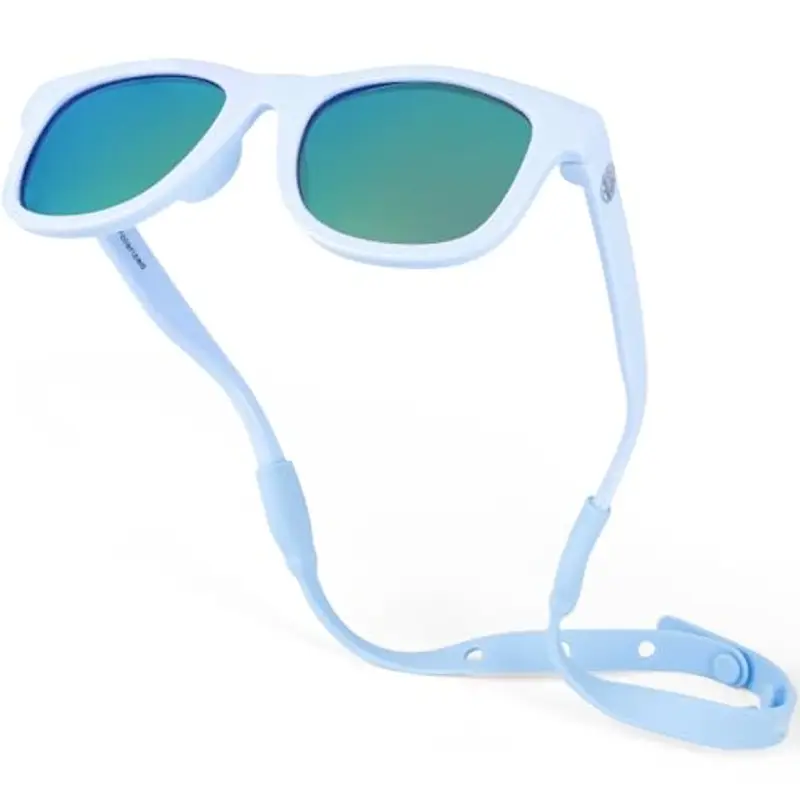 BABY SUNNIES Occhiali da sole polarizzati per neonati, con cinghie, infrangibili, flessibili e flessibili, per neonati da 0 a 24 mesi