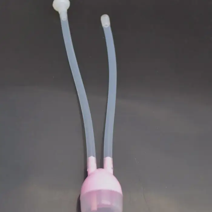babykid Sicurezza Neonato Aspirapolvere per il naso Aspirazione antinfluenzale Protezioni Aspiratore nasale Cura del bambino rosa
