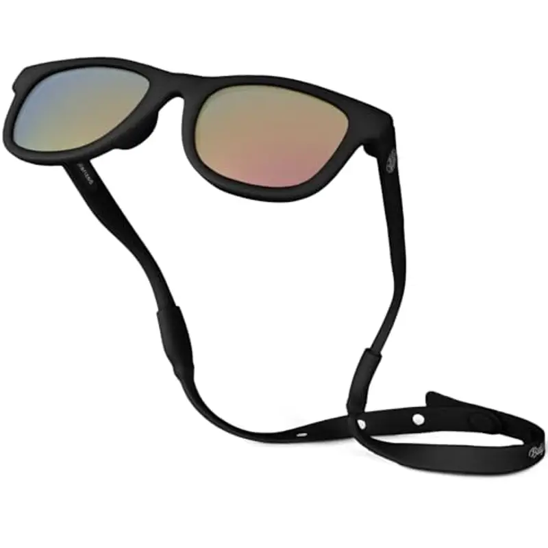 BABY SUNNIES Occhiali da sole polarizzati per neonati, Nero