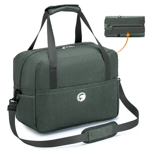 BAGZY Bagaglio a Mano 40x30x20 Wizzair, Impermeabile Borsa Cabina da Viaggio Aereo Pieghevole, Piccola a Mano per Parto