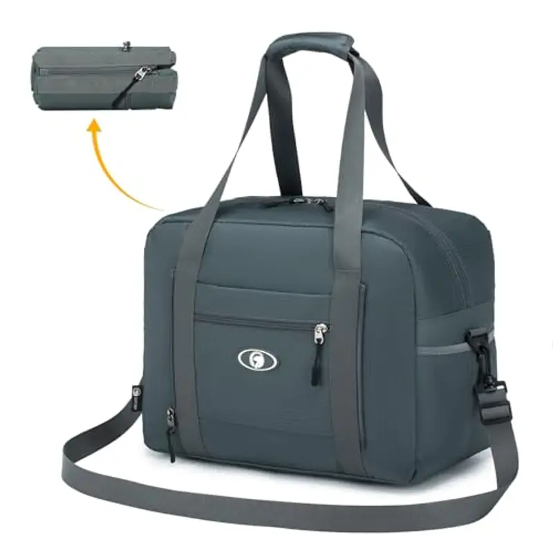 BAGZY Borsa da Viaggio 25L Bagaglio a Mano 40x30x20 Wizzair Impermeabile Borse per Aereo Borsa Viaggio Pieghevole per Ospedale Parto