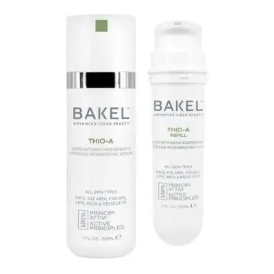 Bakel Thio-A Case & Refill 30 ml Siero intensivo rigenerante Viso, Contorno Occhi