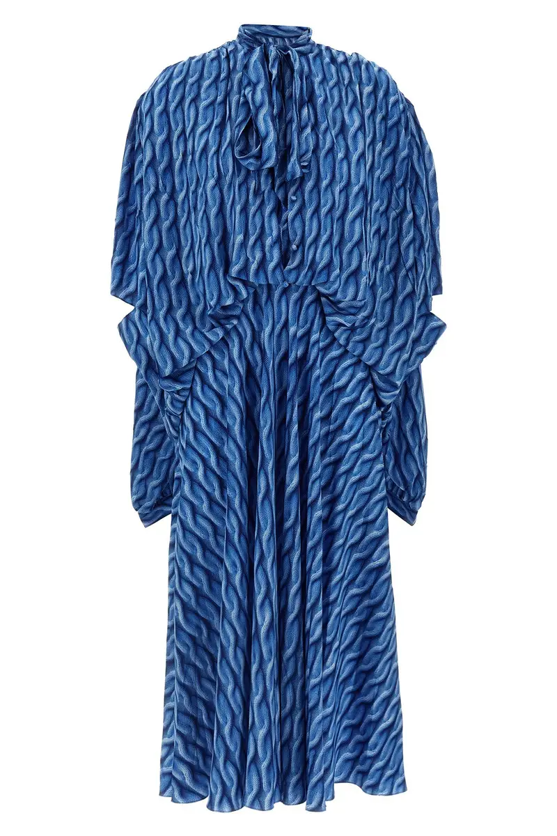 BALENCIAGA Abito Double Sleeve Blu