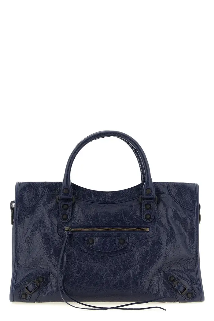 BALENCIAGA Borsa A Mano Le City M Blu