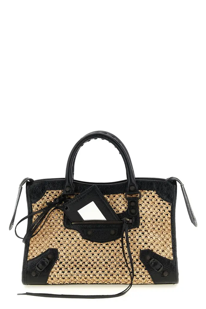 BALENCIAGA Borsa A Mano Le City S Beige