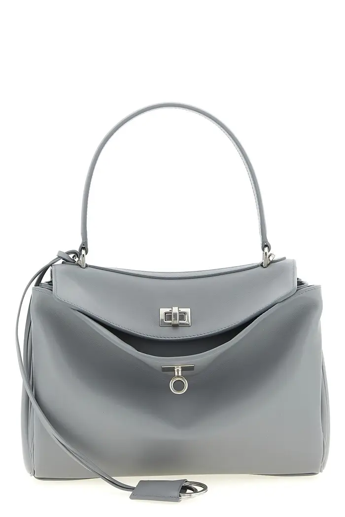 BALENCIAGA Borsa A Mano Rodeo Piccola Grigio