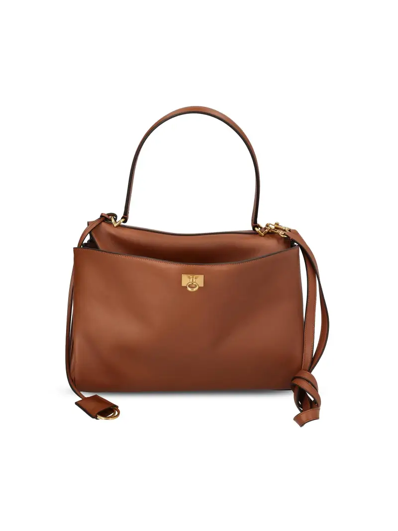 BALENCIAGA Borsa Rodeo Media MARRONE
