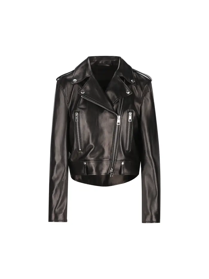 Giacca realizzata in pelle NERO