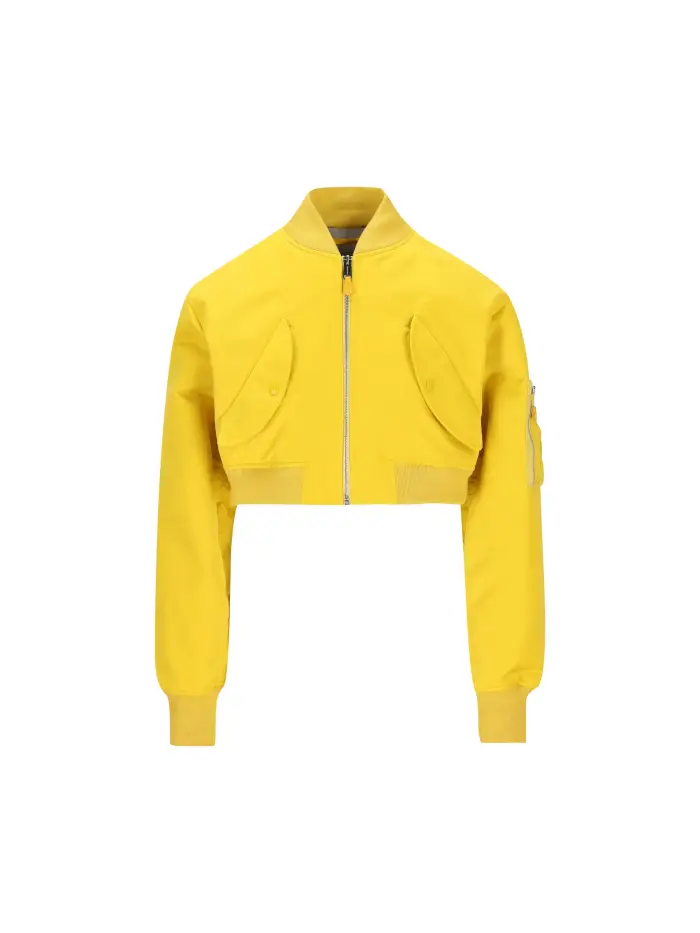 Giacca realizzata in poliestere GIALLO