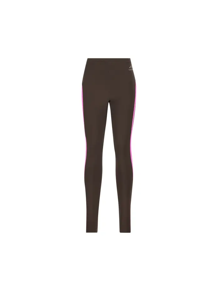 Leggings realizzati in poliammide MARRONE