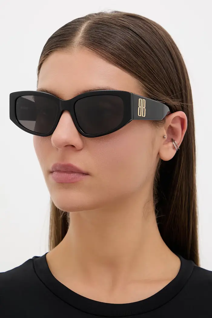 Balenciaga occhiali da sole da donna Nero