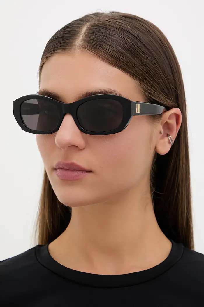 Balenciaga occhiali da sole da donna Nero