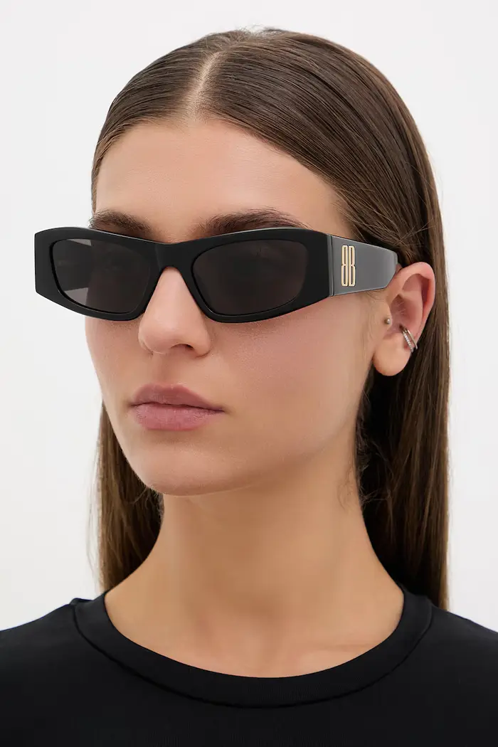 Balenciaga occhiali da sole da donna Nero