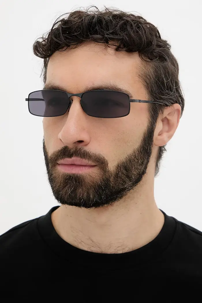 Balenciaga occhiali da sole da uomo Nero