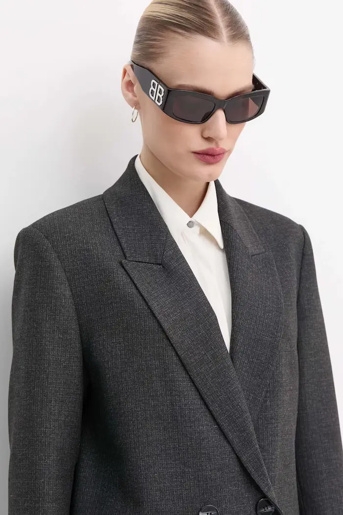 Balenciaga occhiali da sole Marrone