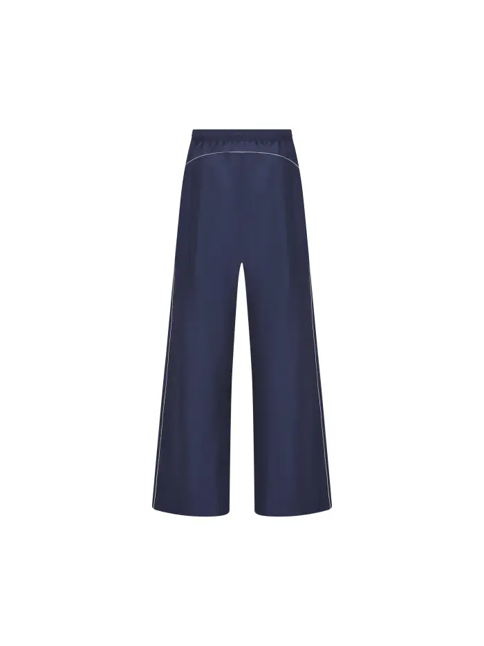 Pantaloni realizzati in cotone e poliammide BLU