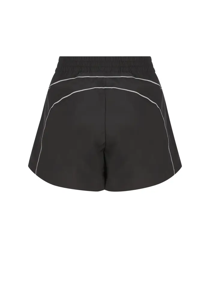 Shorts in poliestere NERO