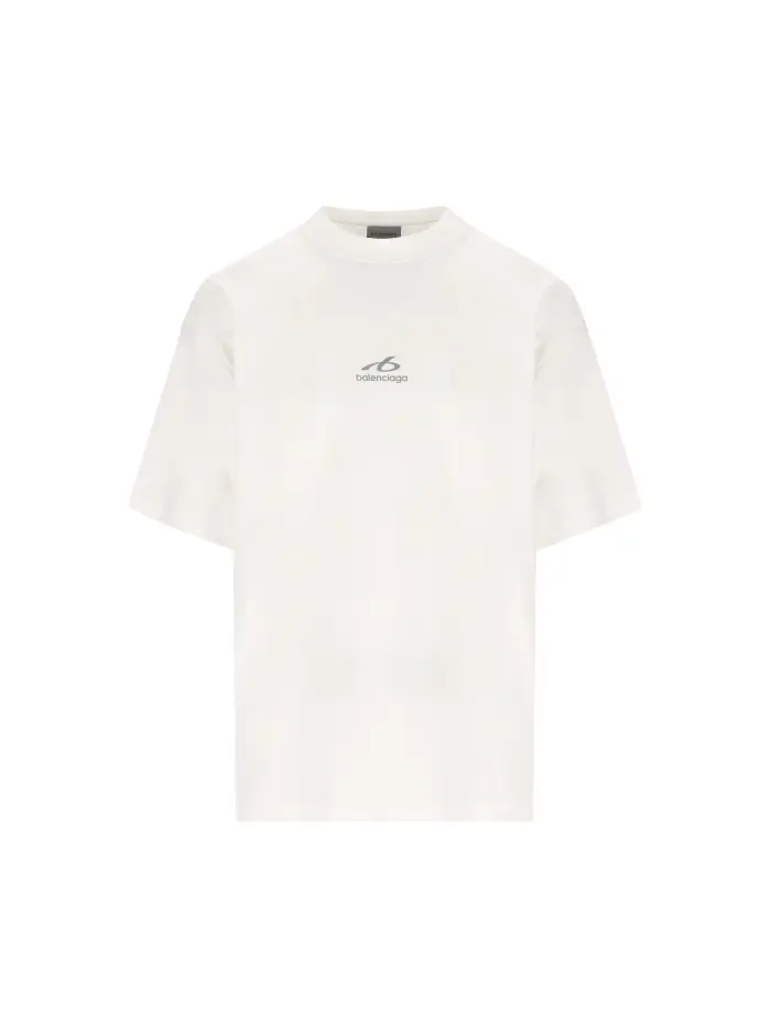 T-Shirt realizzata in cotone BIANCO