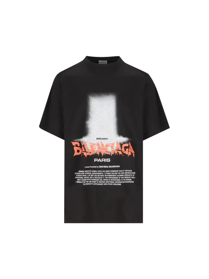 T-Shirt realizzatam in cotone NERO