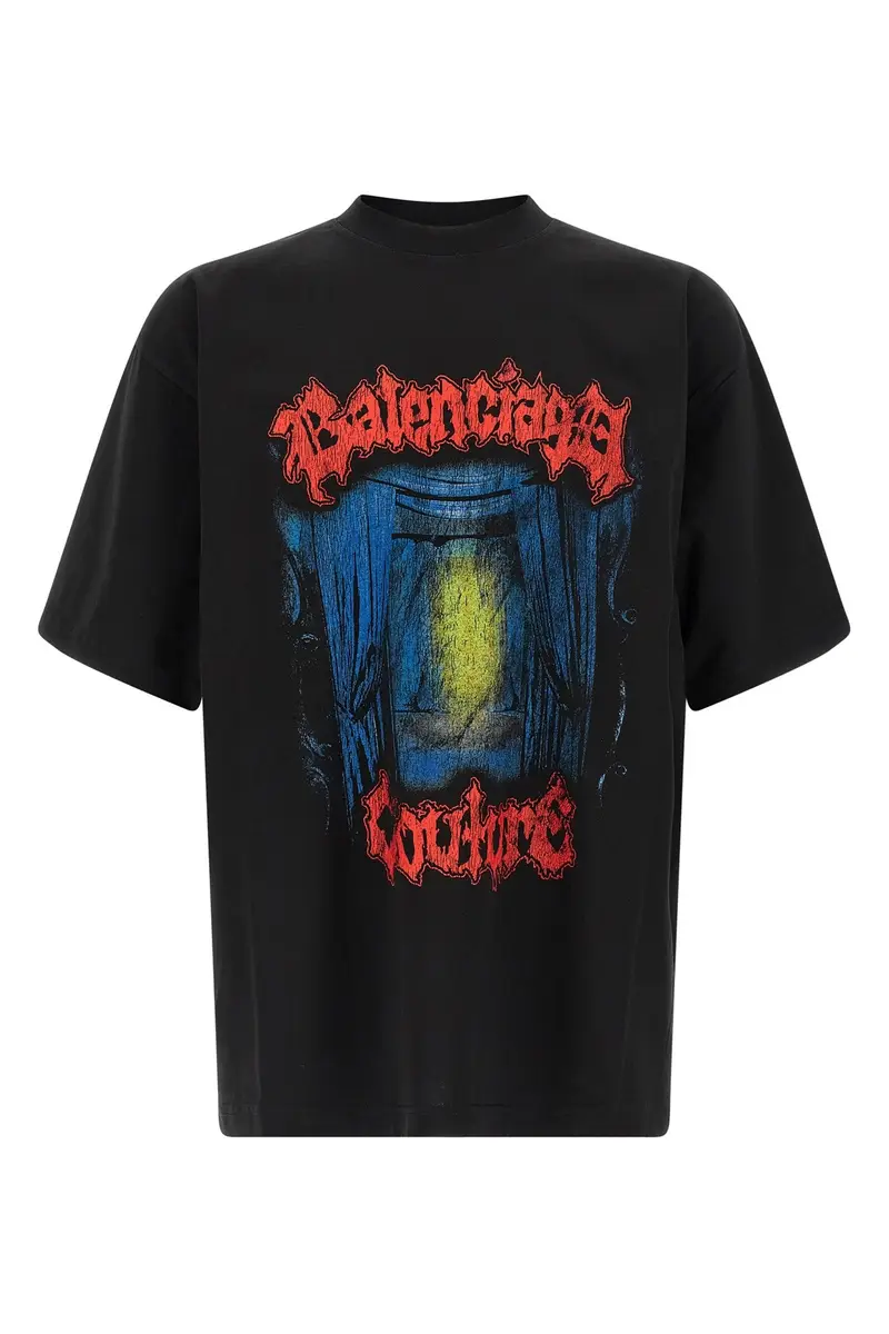 Balenciaga T-shirt Nero 4572195