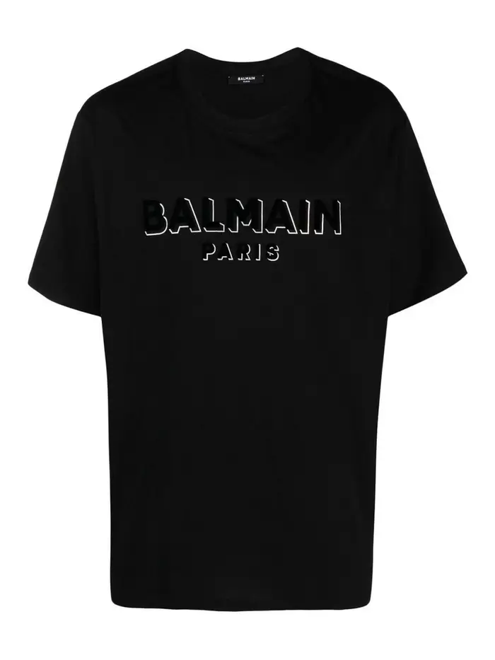 Balmain T-shirt con logo Nero