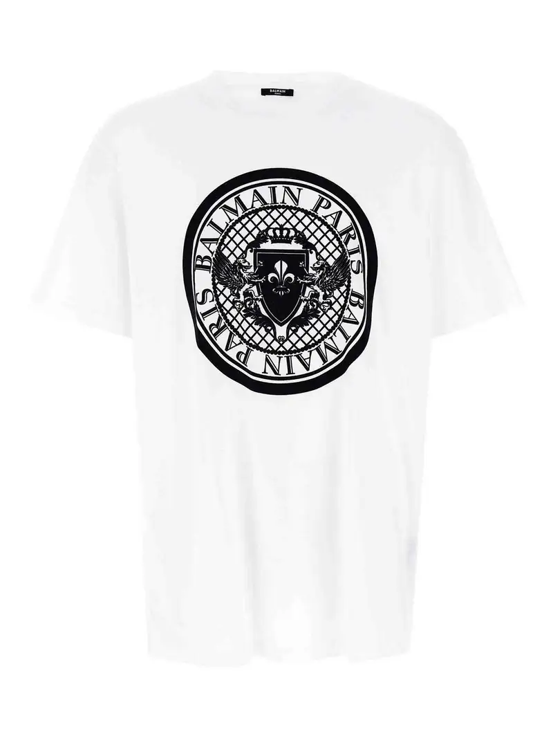 Balmain T-shirt Bianco 4313744