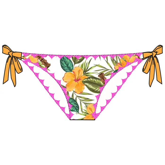 banana moon Slip costume da donna Dimka Tortuga Blanc