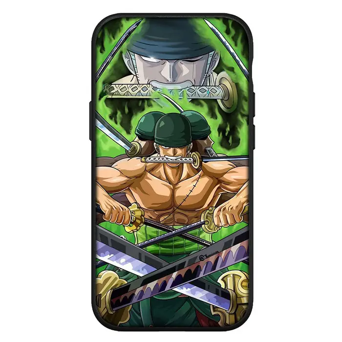 Bandai Cover per iPhone 15 14 Xiaomi Redmi Note 13 12 11 Pro Max X 8 7 9 XR Samsung Galaxy S24 S23 9C OPPO A15 Huawei Roronoa Zoro Luffy