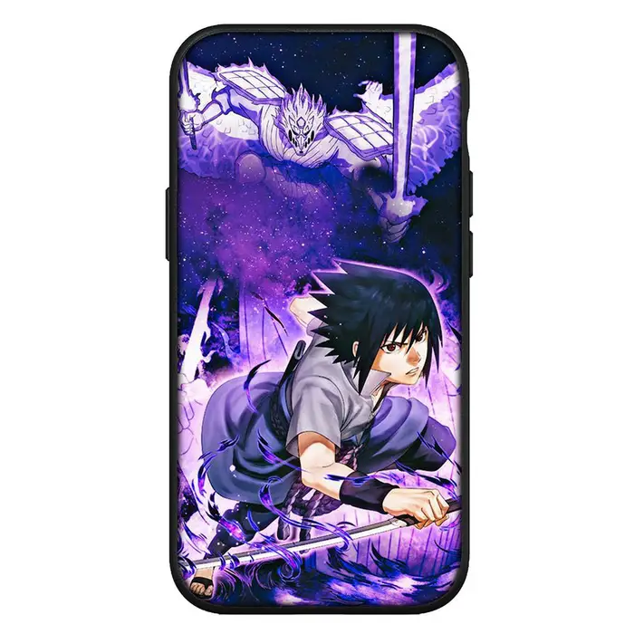 Cover per iPhone 16 15 14 Xiaomi Redmi Note 13 12 11 Pro Max 8 9 XR Samsung Galaxy S24 S23 OPPO Huawei Cartoon Naruto Itachi Uchiha Sasuke Custodia per telefono for Samsung Galaxy A55 5G aero