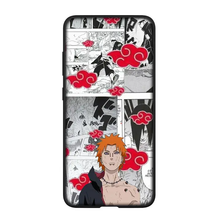Custodia per Samsung Galaxy S25 S24 S23 iPhone 16 15 Xiaomi Redmi Note 14 13 12 16E 8 X 11 Pro Max XR OPPO Moto Huawei Akatsuki Pain Itachi Uchiha Naruto for Huawei Mate 10 Pro
