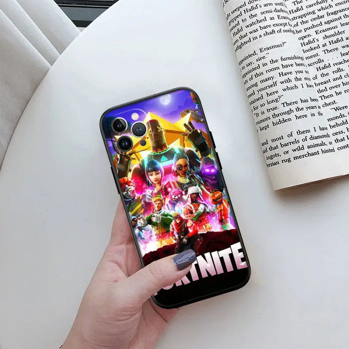 Custodia per telefono ED20 F-Fortnites per iPhone 6 6s 7 8 11 12 13 14 15 XS Pro Max XR X SE Samsung S20 S21 S22 S23 S24 FE Ultra Plus Lite S21S A55 iPhone 12 Mini