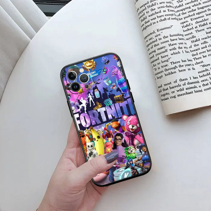 Bandai Custodia per telefono ED20 F-Fortnites per Samsung A35 A25 A24 A15 A05S A05 M55 M35 M15 A06 A16 A02 A12 A13 A10 A20 A30 A22 A31 A32
