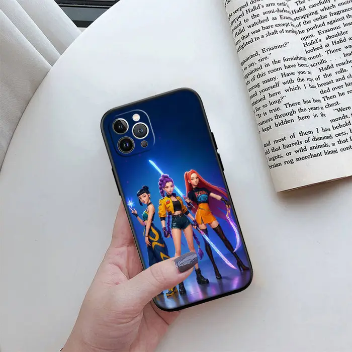 Bandai IR16 KPop Cacciatori di Demoni Custodia per Telefono per iPhone 7 8 11 12 13 14 15 16 16E XS Pro Max XR X SE iPhone 16 Pro Max