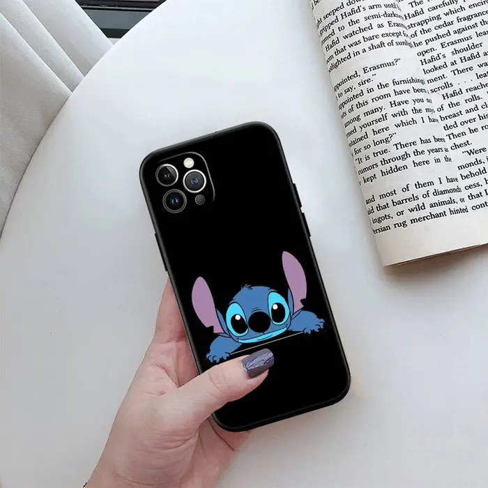 JO37 Custodia per telefono Lilo Stitch per Motorola Edge 50 40 30 Pro NEO Ultra Fusion Lite Plus G04 G04S G05 G15 G14 G24 G34 G35 G45 G54 G52 E32 Edge 30 NEO 5G