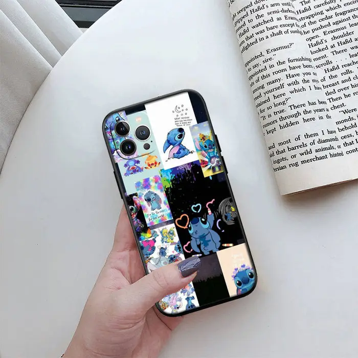 JO37 Custodia per telefono Lilo Stitch per Motorola Edge 50 40 30 Pro NEO Ultra Fusion Lite Plus G04 G04S G05 G15 G14 G24 G34 G35 G45 G54 G52 E32 Moto G05 4G