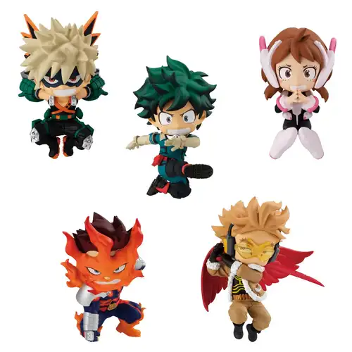Bandai My Hero Academia ADVERGE MOTION Set Caramelle Giocattolo e Gomma da Masticare Eroe (1 pezzo) (La mia Accademia)