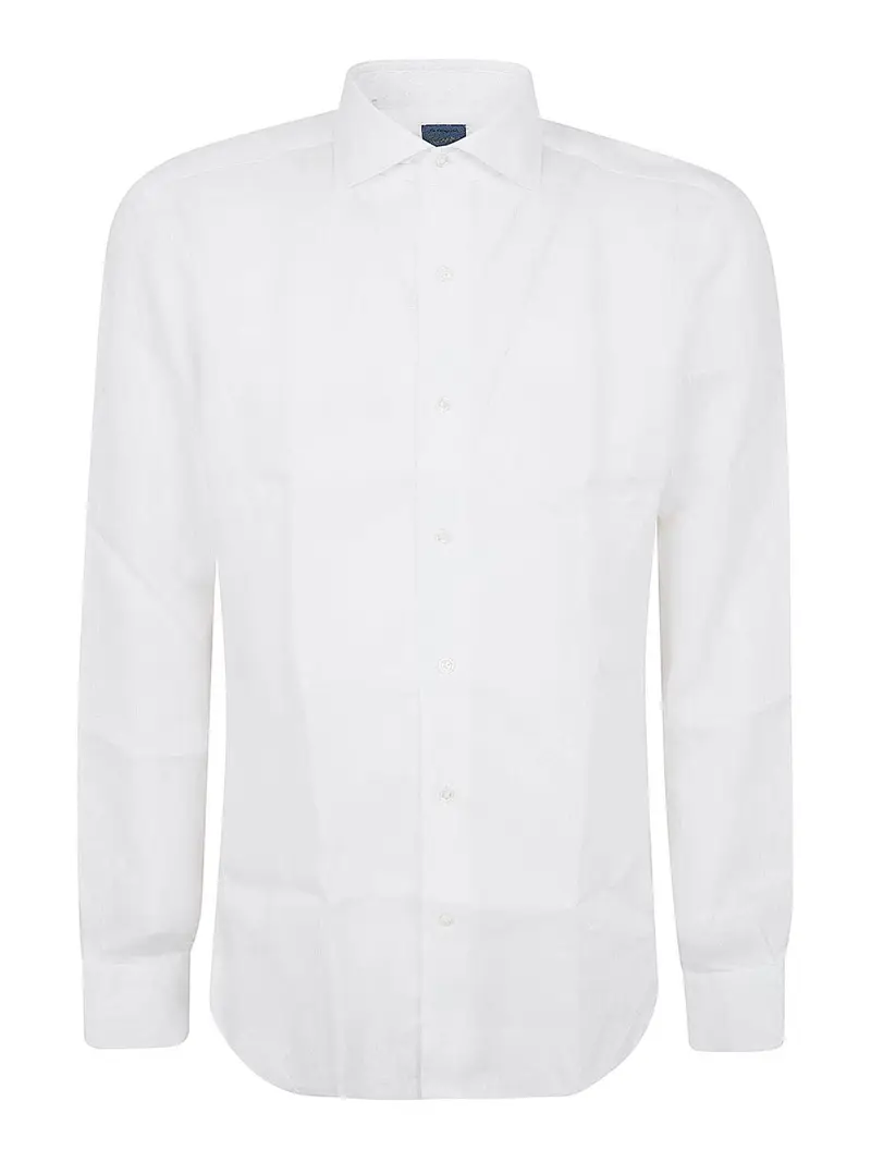 Barba Camicia al collo Bianco