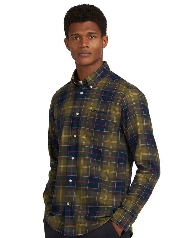 Barbour Camicia Uomo MSH4991TN52 GREEN