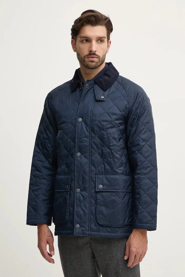 Barbour giacca Ashby Quilt Blu navy
