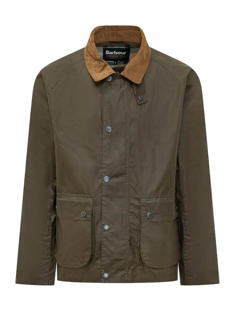 Barbour Giacca cerata moderna Bedale in verde