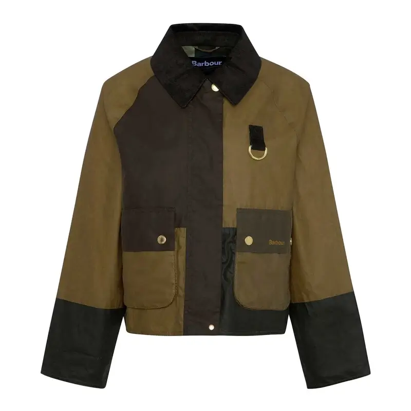 Barbour GIACCA CORTA WAX ALMA DONNA Verde