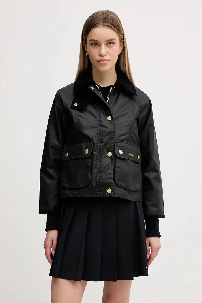 Barbour giacca da donna in cotone BEADNELL Blu navy