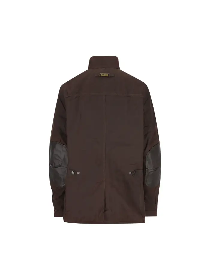 Giacca realizzata in cotone cerato MARRONE