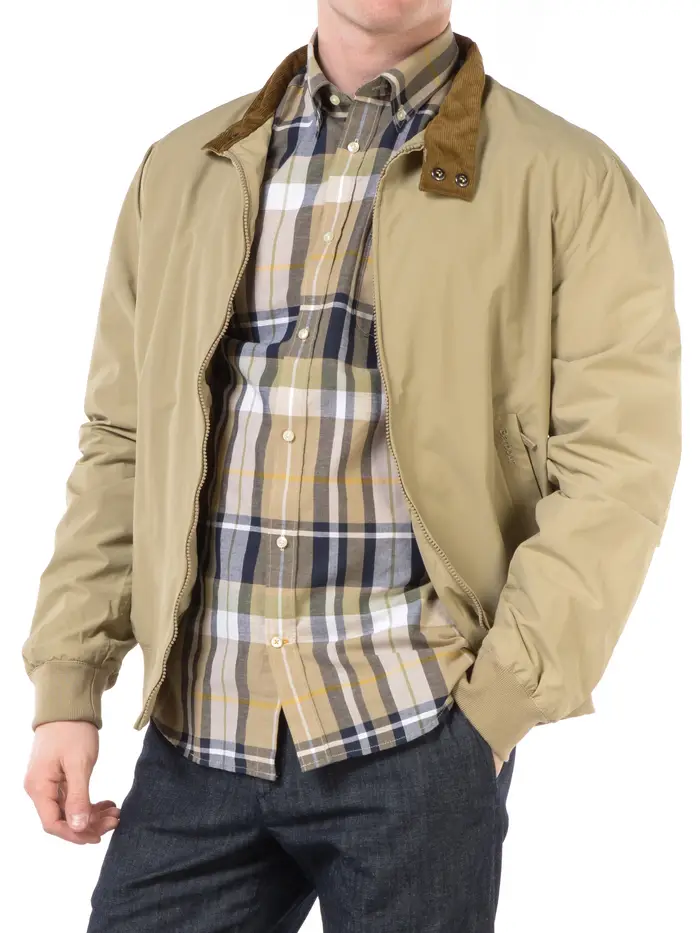 giubbino da uomo Barbour Royston bomber BEIGE