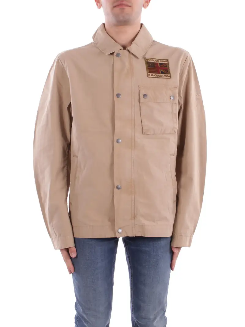 BARBOUR Giubbotto Uomo Beige Workers casual outerwear