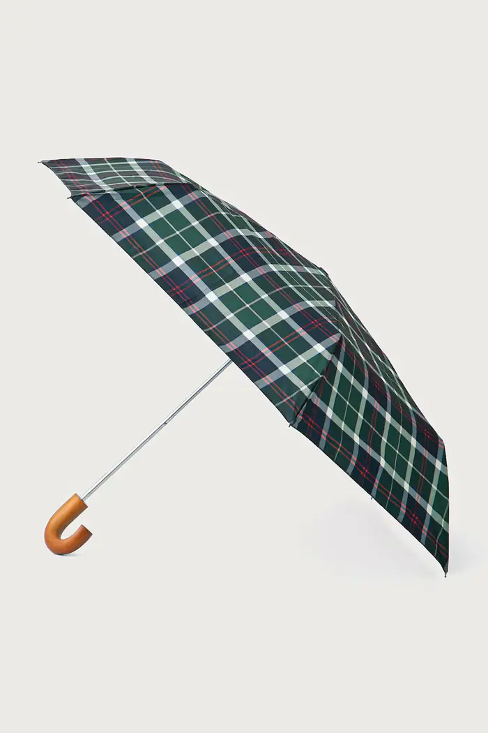 Barbour Ombrello pieghevole Verde