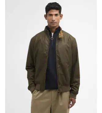 Barbour per uomo MWX1350 Giacca verde Royston, Casual, Cotone