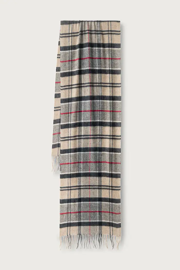 sciarpa con misto lana Yaxley Beige